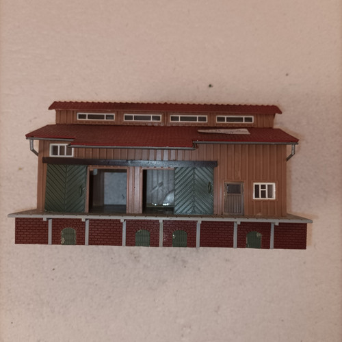 Maquette halle marchandise - maquette, ho