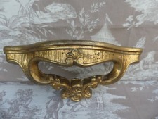 Sellette Murale Vintage Réro résine Doré 1950 29cmX11cmX12cm COSY