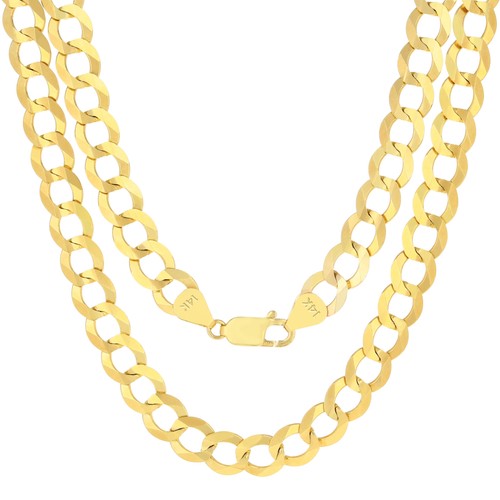 Solide 14k jaune hommes - jaune,
