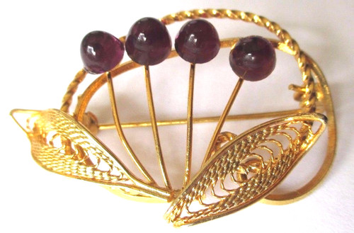 Ancienne broche filigrané