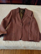 veste pied de poule bordeaux