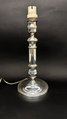 Bougeoir bronze argenté - en,