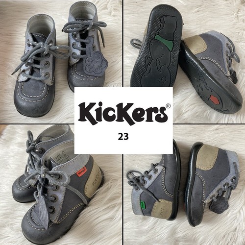 Bottines cuir kickers - bottines, 23