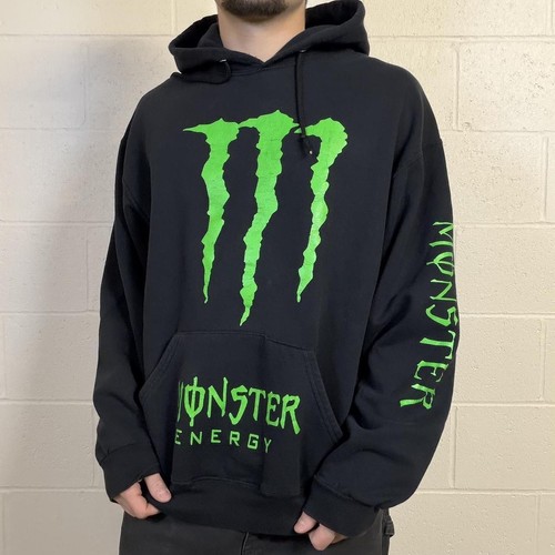 Y2k monster energy hoodie - monster, dc