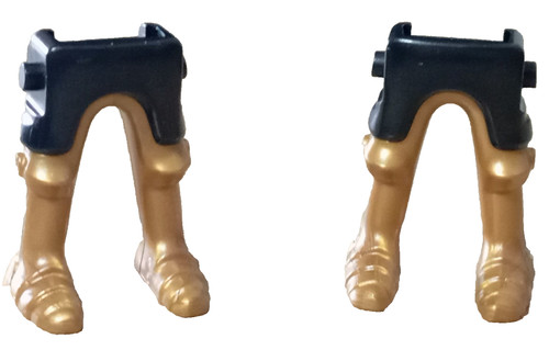 Playmobil jambes noires - jambes,