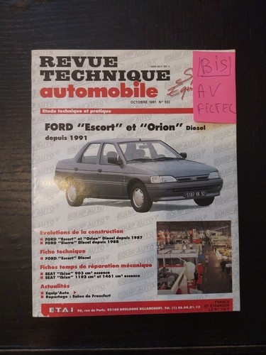 Revue technique ford escort - revue,