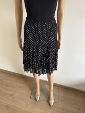 Jupe noire à pois blancs Breal taille 40 TBE