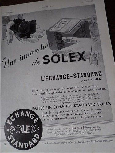 Carburateur solex parfum - solex, +