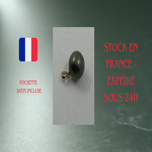 Pendentif perle noire - perle,