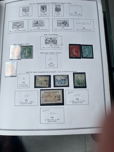 Collection timbres france - de,