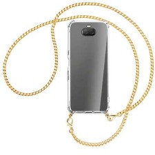Collier pour Sony Xperia 10 Plus chaîne en métal (O) Etui Coque avec cordon