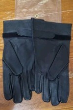 Gant Noir Cuir/velcros /Neuf/