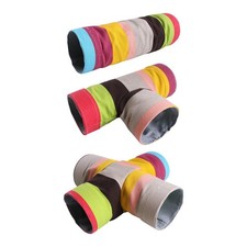 Cochon d'Inde Tunnels Jouet Pliable pour Lapin Nain Hamster Souris Gerbille