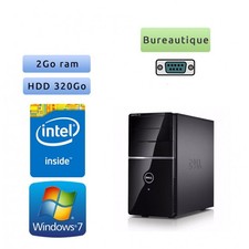 Occasion - Dell Vostro 220 - Windows 7 - 1.9Ghz 2Go 320Go - port Serie - Pc Tour