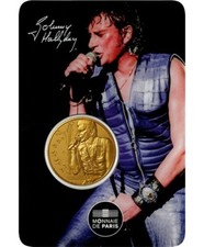 RARE BLISTER MEDAILLE JOHNNY