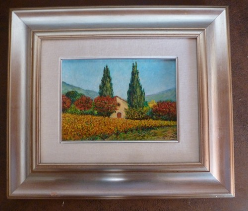 Peinture huile paysage - l'huile,