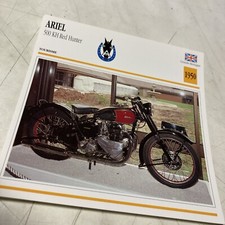 Ariel 500 KH Red Hunter 1950 carte moto collection Atlas UK