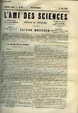 L'ami des sciences n° 18 - Des propriétés de la terre végétale, S