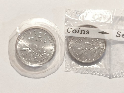 Lot pieces franc 1973 - pieces, 1/2