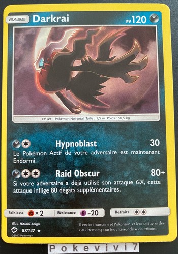 Carte pokemon darkrai - pokemon, 87/147