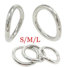 Metal-Ball-Scrotum-Penis-Stretcher-Cock-Enhancer-Ring-Chastity-Ring-CBT-Male