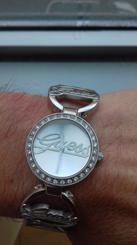 Guess acier diamants - guess,