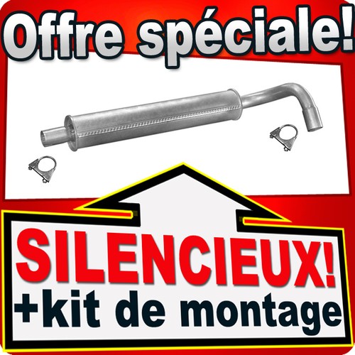 Silencieux intermédiaire pour - silencieux,