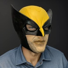 Déguisement Wolverine Masque Adultes Fantaisie Robe Thème Cosplay Latex Halloween Fête