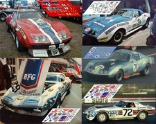 Stickers Corvette C3 Le Mans 1972 1:32 1:24 1:43 1:18 Stickers Chevrolet