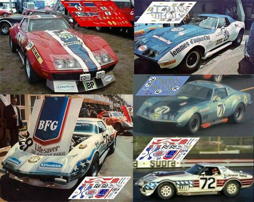 Stickers corvette mans - c3,