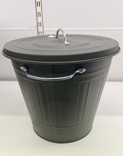 IKEA KNODD Bin With Lid Gray
