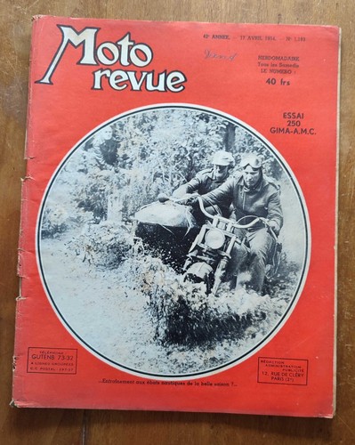 Magazine moto revue - magazine, revue,