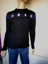 PULL SWEEWE NOIR & BLEU