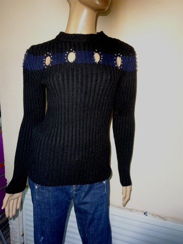 Pull sweewe noir bleu - sweewe,