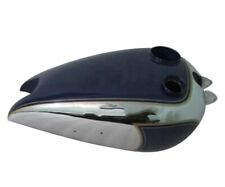 CONVIENT POUR RÉSERVOIR ESSENCE BSA C10 C11 PEINT EN BLEU CHROMÉ