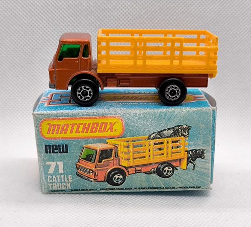 Cattle truck matchbox - cattle,