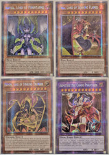 YU-GI-OH! Lot Raviel Uria Hamon Armityle - Sexy Girl - Sacred beast bêtes sacrée