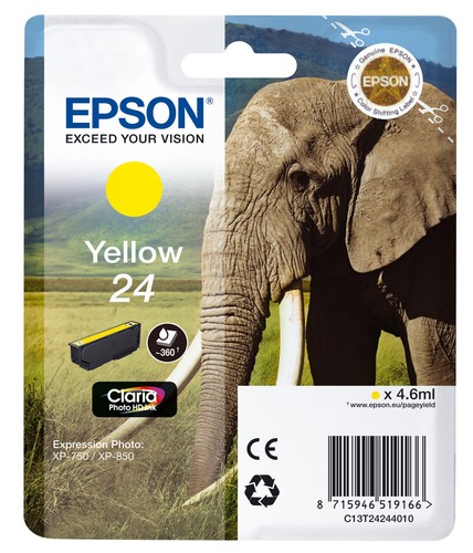 Cartouche epson jaune - jaune, /