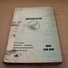 MANUEL REVUE TECHNIQUE D ATELIER HONDA SH 50 / 80 1985 -> SHOP MANUAL WERKSTATT