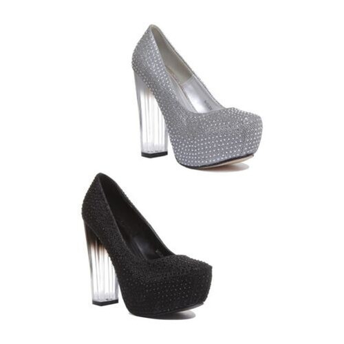 Femmes transparent haut talon - femmes,