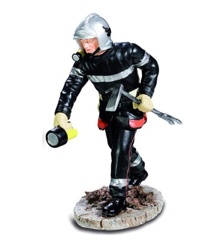 Figurine pompier avec - avec, une