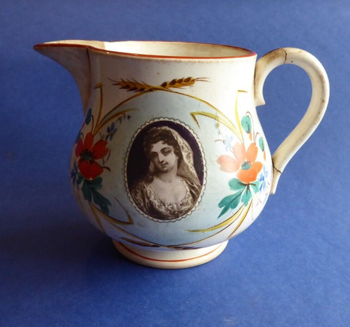 Ancien pichet faience fin - pichet,