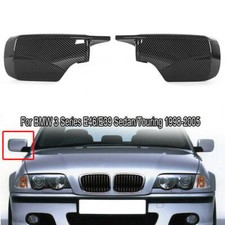 Coque de rétroviseur couvercle miroir Fibre Carbone pour BMW E46 E39 1998-2005