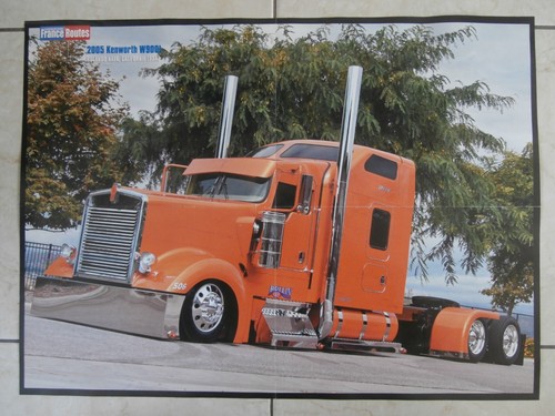 Poster camion kenworth 900 l - w,