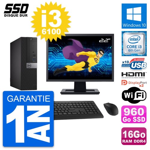 Dell 5050 sff ecran - pc,