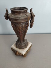 Amphore en Régule Pied Marbre pour Cheminée