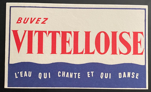 Buvard publicitaire eau - buvard,