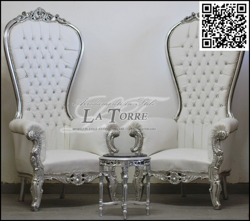 Fauteuil canapé trône louis - canapé,