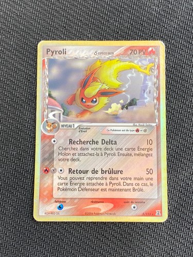 Carte pokémon pyroli 113 fr - pokémon,
