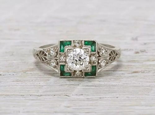 Bague fiançailles art - bague,